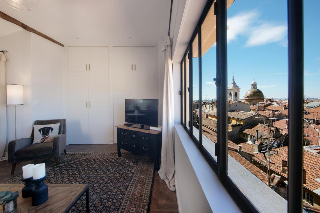 Apartment Cocoon Loft - Magnifique Loft Sous Toit, Refait A Neuf, Vues Splendides, Clim, Wifi Nizza